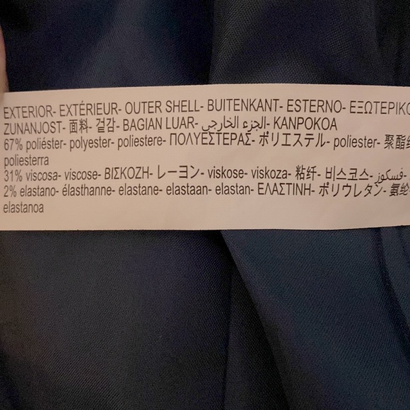 ZARA Single-breasted Light Blue Blazer Size 2 - Picture 7 of 7